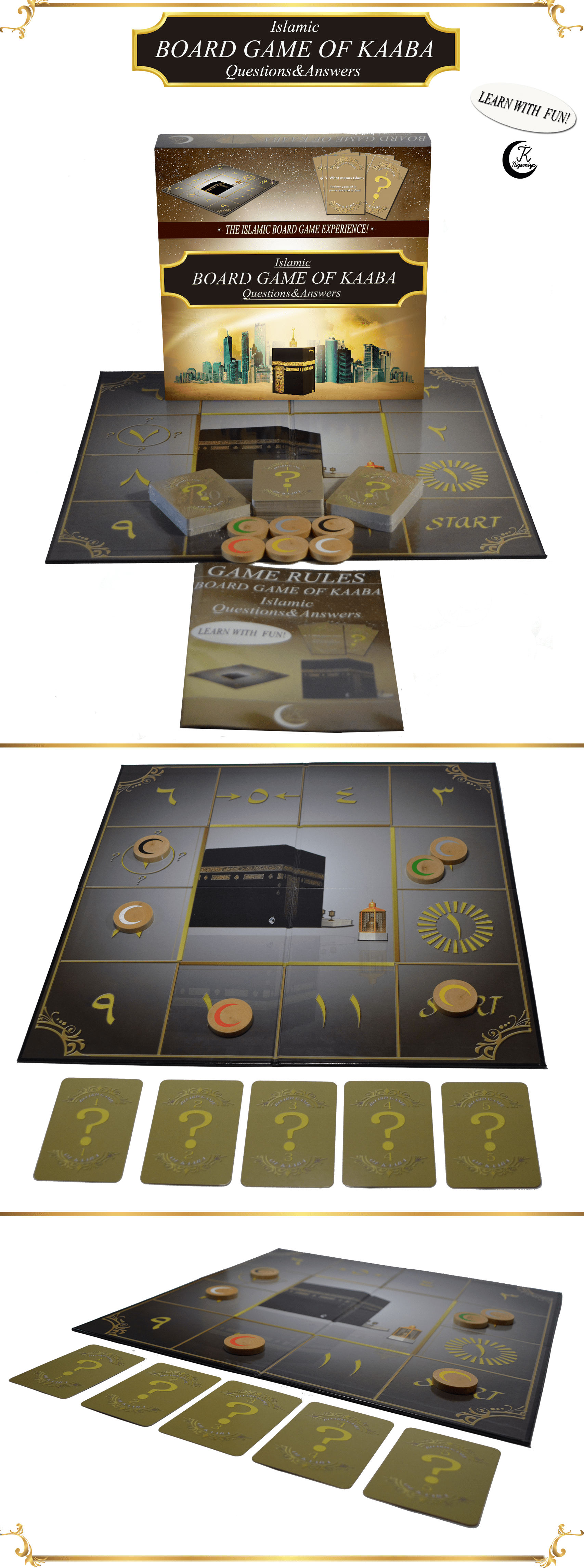 Board Game Of Kaaba BOARD GAME OF KAABA – Islamic Board Game